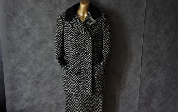 Anne Fogarty 2 Piece Tweed Skirt-Coat Set/ Women'… - image 1