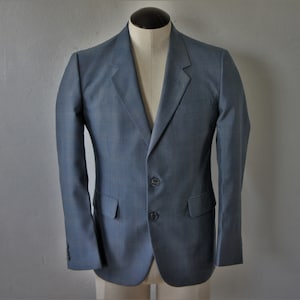 Bespoke 2 Piece Silk Rayon Sport Coat and Waistcoat/1960s/ Size 38