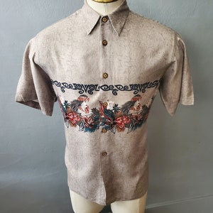 Vintage Rayon Shirt - Etsy