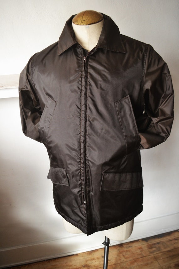 Men's Wear Guard Insulated Nylon Jacket/ Waterpro… - image 2