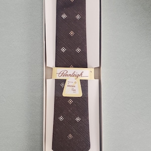 Vintage Deadstock Pennleigh Necktie/ 1950&#39;s Necktie/ Men&#39;s Accessories/ Mid Century Menswear