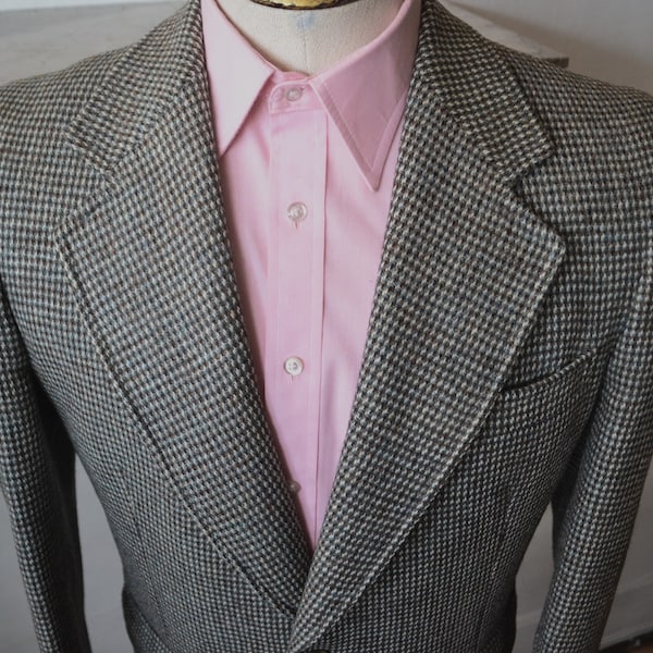 Veste Sport SaintAndrews En Tweed Laine Marron - Taille 50 - Occasion Très Bon état