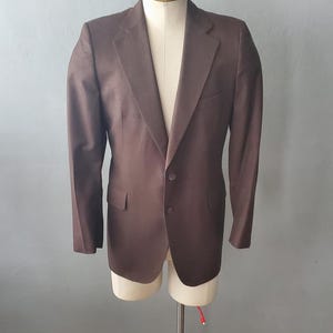 Vintage Lanvin Paris Blazer/c. 1980s/ Brown Wool/ Vintage Sport Jacket/ Barney&#39;s NY