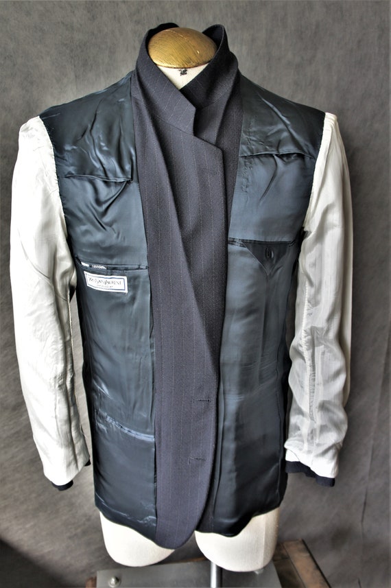 Yves St Laurent Blazer/ Mens Vintage YSL Sport Ja… - image 9