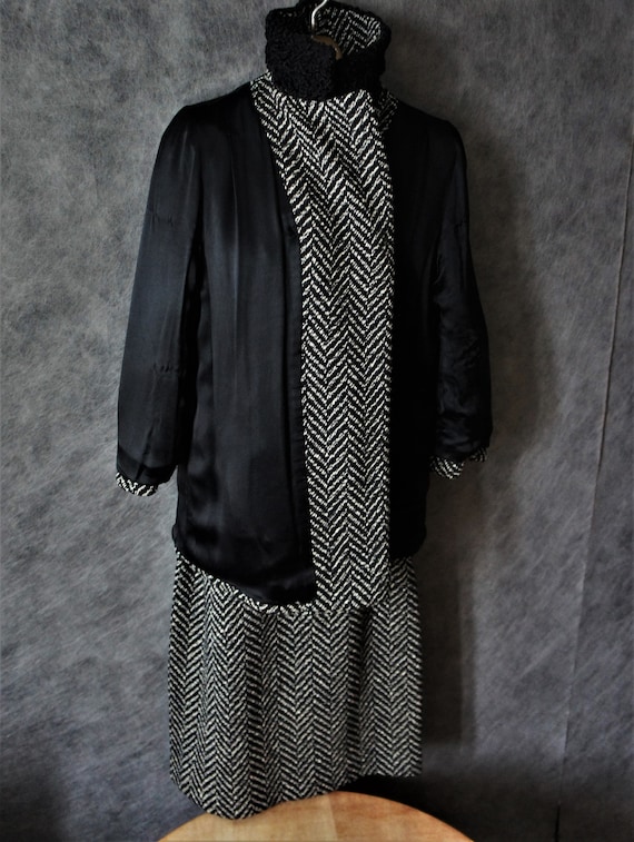 Anne Fogarty 2 Piece Tweed Skirt-Coat Set/ Women'… - image 8