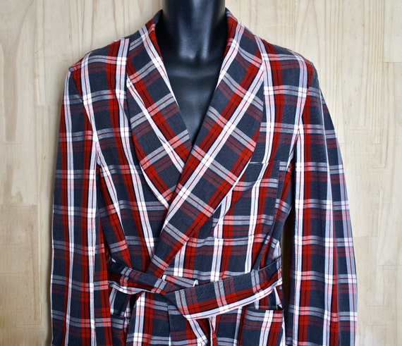 Vintage State O-Maine Rayon Robe/ c. 1950s/ Men's