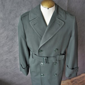 70s Gabardine Coat - Etsy