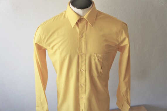 Pierre Cardin Dress Shirt/ 1980s/ Size 