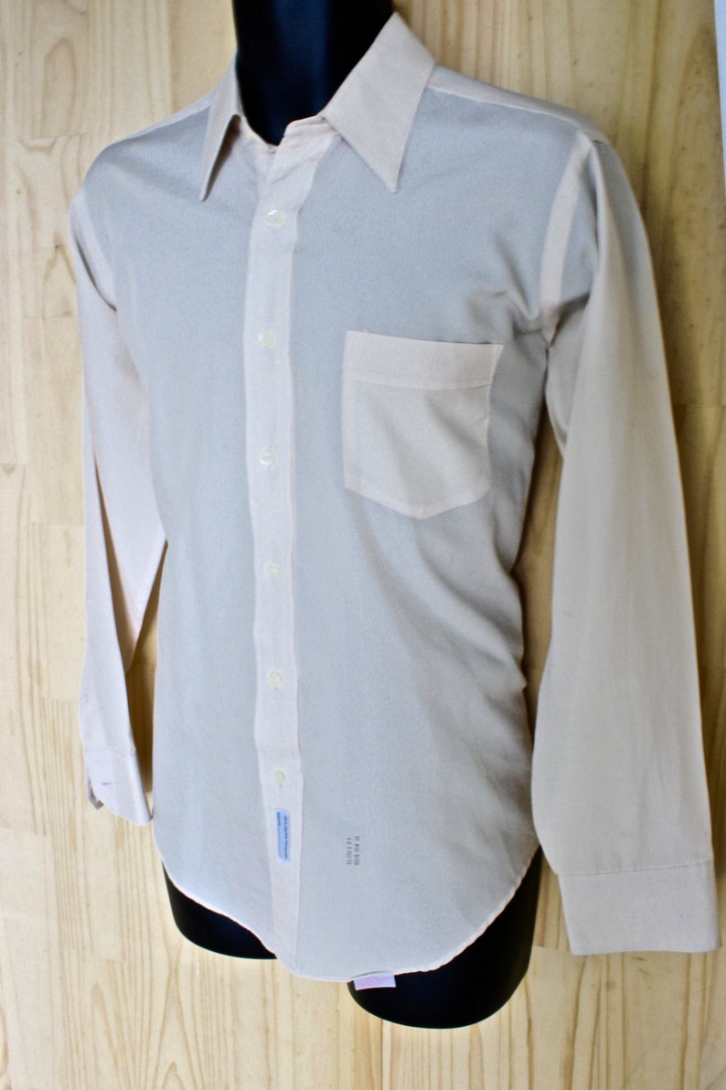 Men/'s Dress ShirtCotton Silk Nicola Mancini Roma Father/'s Day gift1970s Silfino
