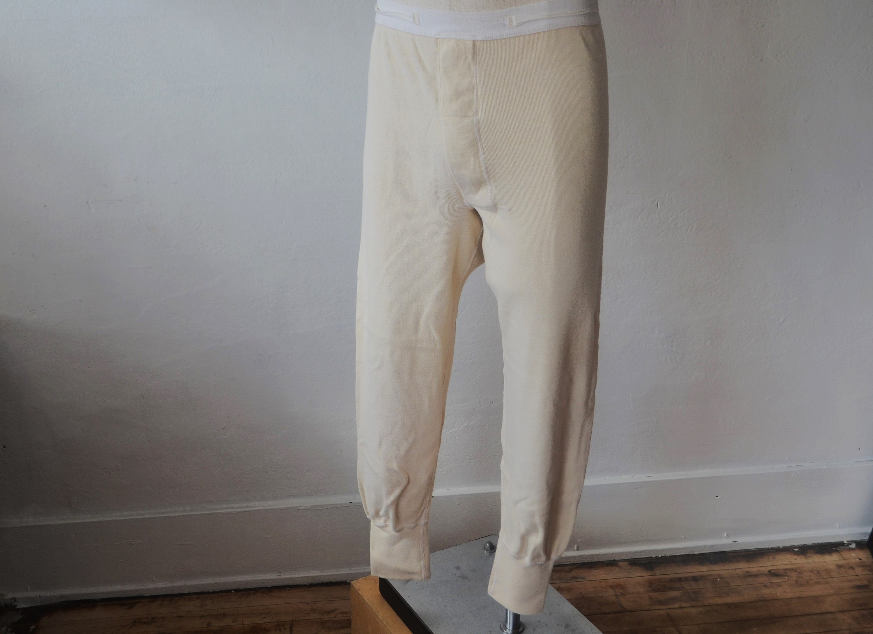 Vintage Military Winter Drawers/ Army Long Johns/ Military Issued Underwear  