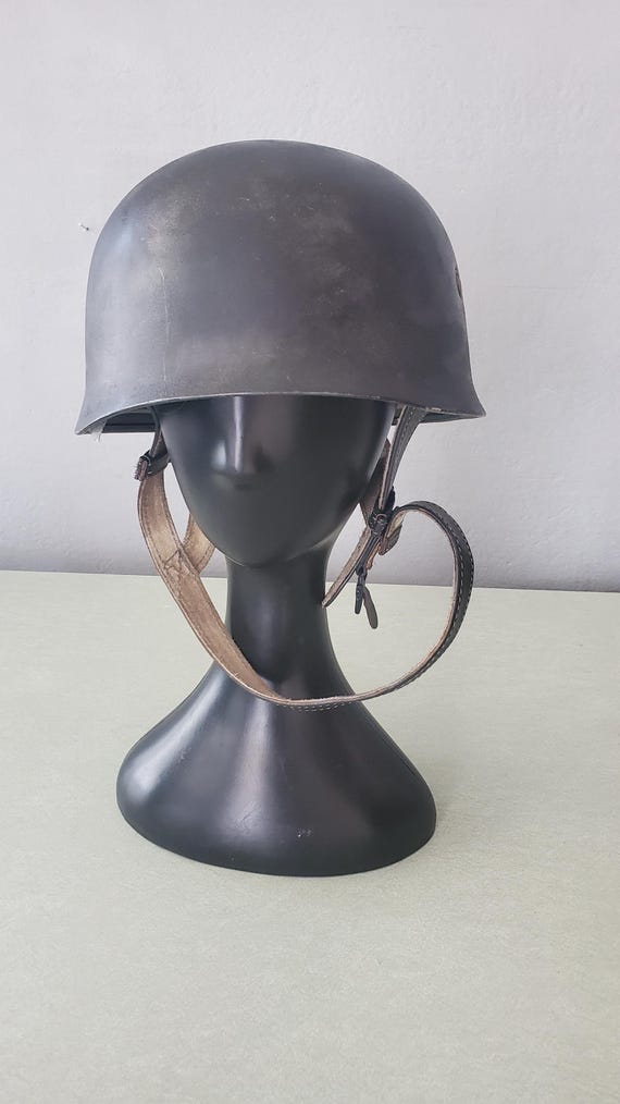Vintage M38 Paratrooper Helmet/ Steel Reproduction/ Vintage Military/ Protective Head Gear