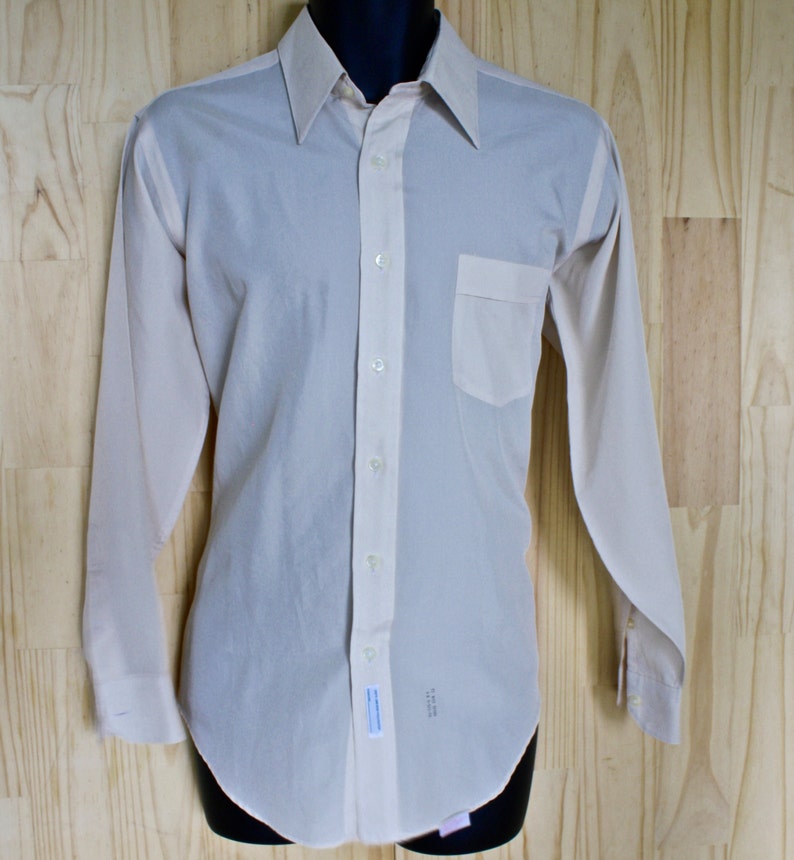 Men/'s Dress ShirtCotton Silk Nicola Mancini Roma Father/'s Day gift1970s Silfino
