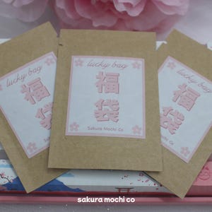 Lucky Bag | Kawaii Lucky Dip Bag | Mystery Sticker Bag | Grab Bag | Fukubukuro 福袋