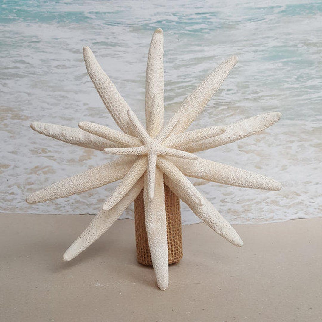 Starfsh Tree Topper- Rustc Coastal Nautcal Beach Chrstmas Ornament