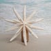 Starfish Tree Topper- Rustic Coastal Nautical Beach Christmas Ornament Xmas Beach Tropical 