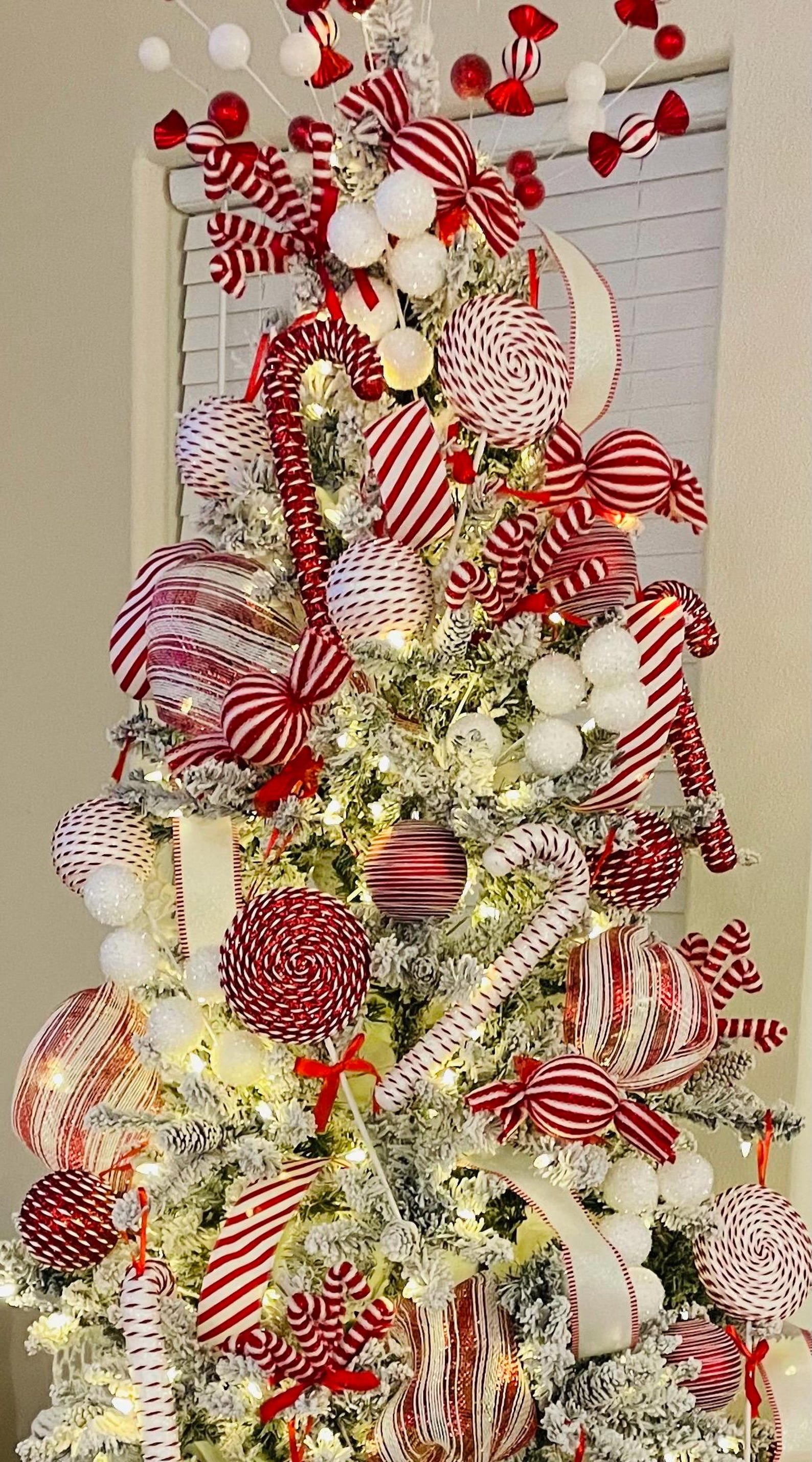 Tree Kit Peppermint Candy Christmas, Candy Christmas Tree, Tree ...