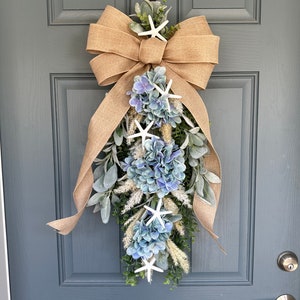 Nautical Decor Buoy & Starfish Garland - Beach Decor Garland Contemporary Accessories And Decor