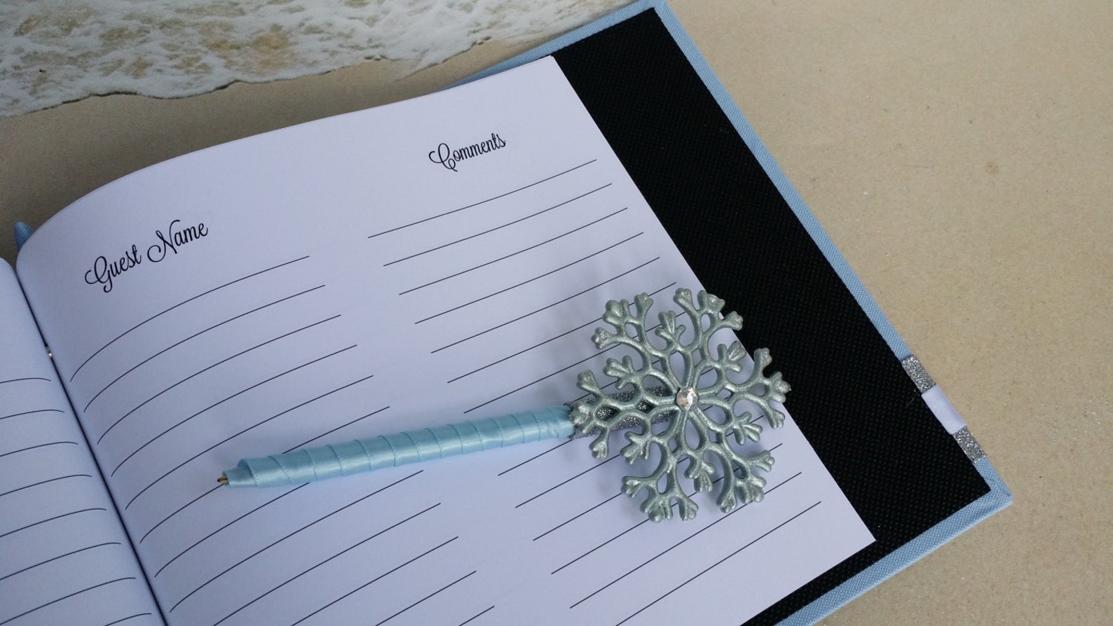 Winter Wonderland Guest Book Set wedding Shower Birthday Etsy