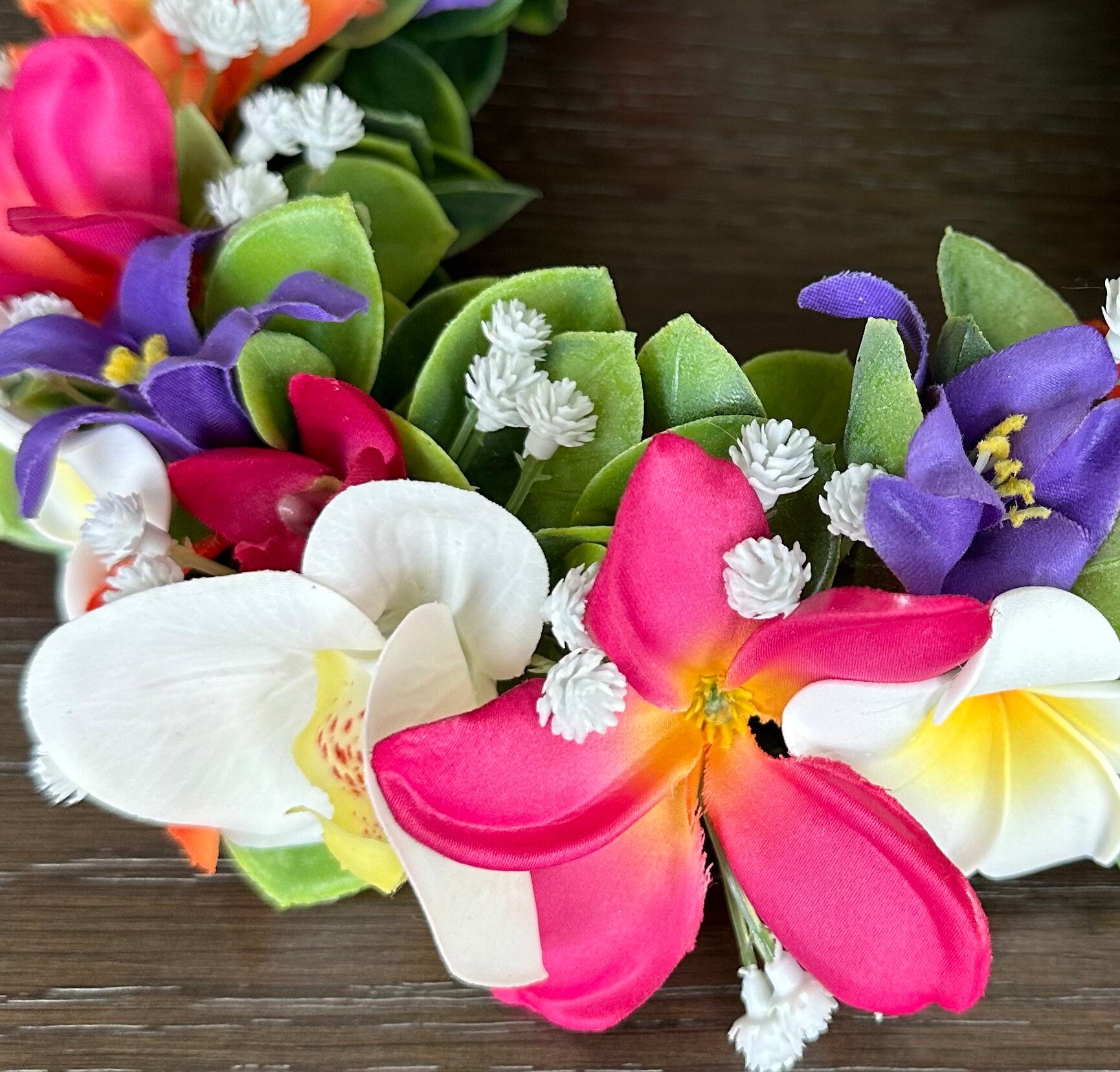 Tropical Forever Haku - Adjustable Tahitian Flower Crown