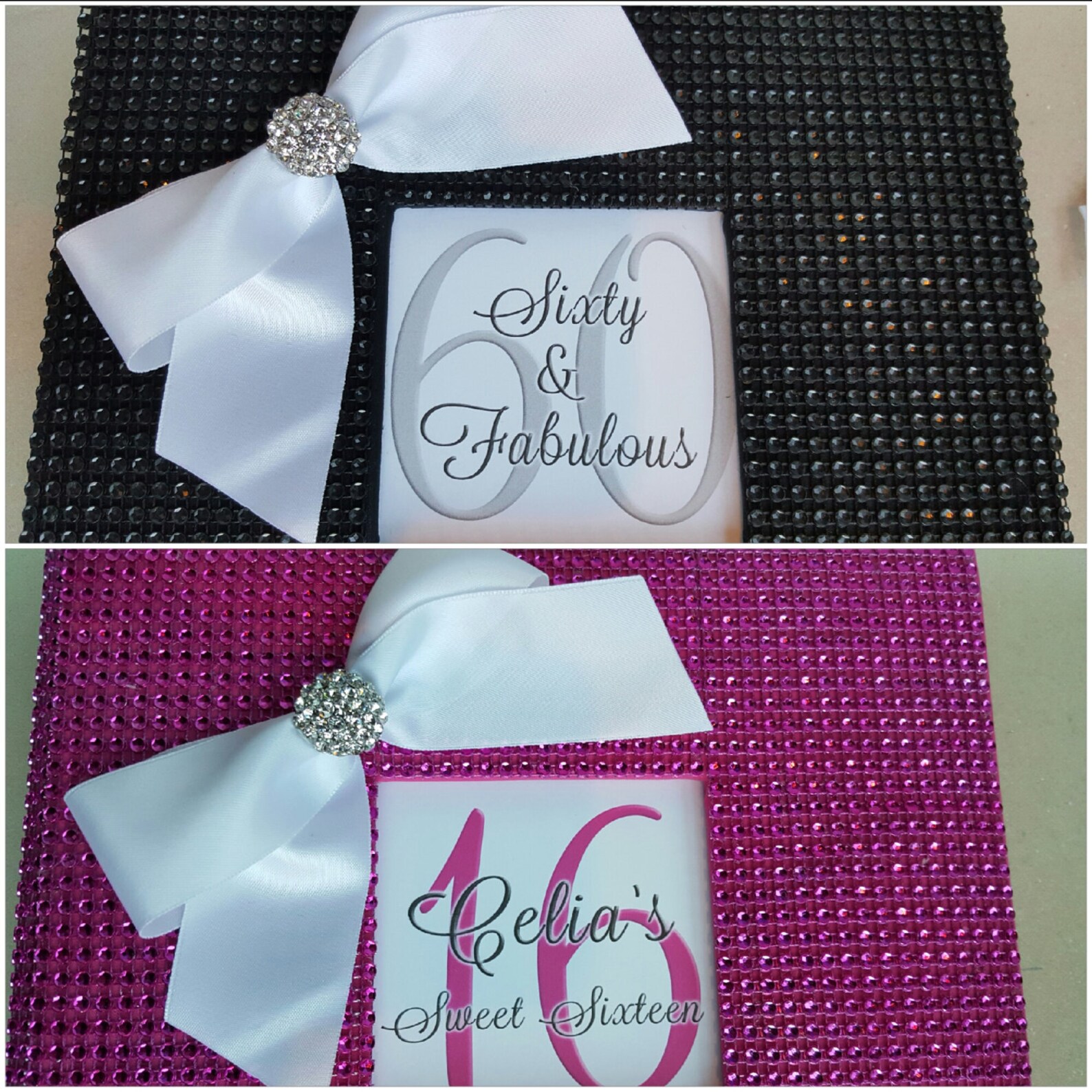 Pink Bling Guest Book Set Quinceanera Sweet 16 Birthday Etsy