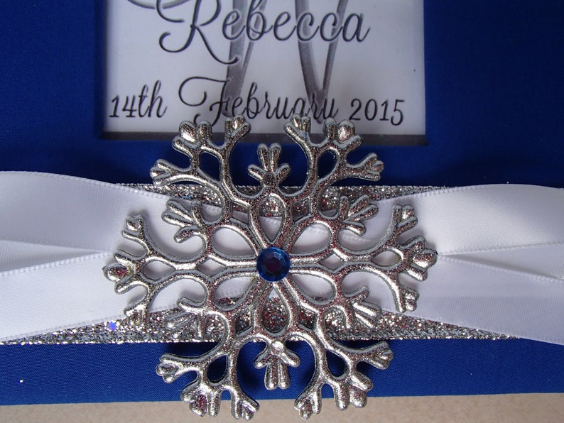 Winter Wonderland Guest Book Set wedding Shower Birthday Etsy