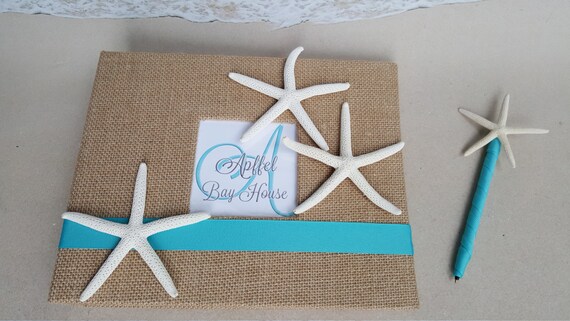 Fall Guest Book /& Pen Set Rustic Burlap Leaves Leaf Guestbook Pen Wedding, Shower, Birthday, Anniversary, Etc Choice of colors-