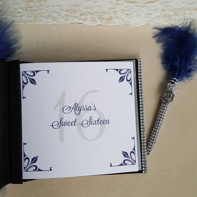 Masquerade Guest Book Set Quinceanera Sweet 16 Birthday Etsy