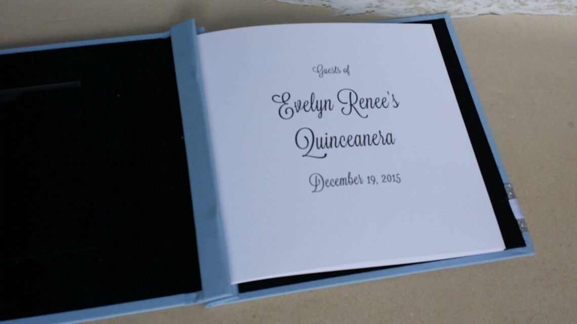 Winter Wonderland Guest Book Set wedding Shower Birthday Etsy