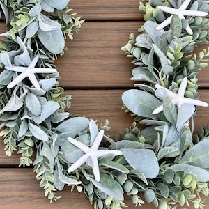 Beach Garland, Starfish Garland, Mantel Garland, Beach Decoration, Coastal Garland, Beach Wedding Garland, Year Round Garland, table runner