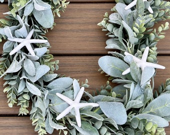 Beach Garland, Starfish Garland, Mantel Garland, Beach Decoration, Coastal Garland, Beach Wedding Garland, Year Round Garland, table runner