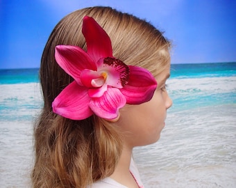 5 Stück Schmetterlings-Orchideen-Haarclips – Bunte Blumen Für Haare, Gürtel & Taschen – Perfekt Für Party, Hochzeit & Strand