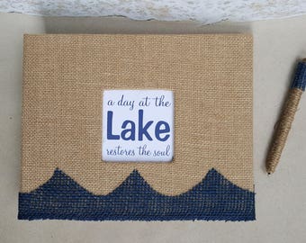 Guestbook Pen Rental Sign In Home Closing Agent Gift Lake House Guest Book Set 