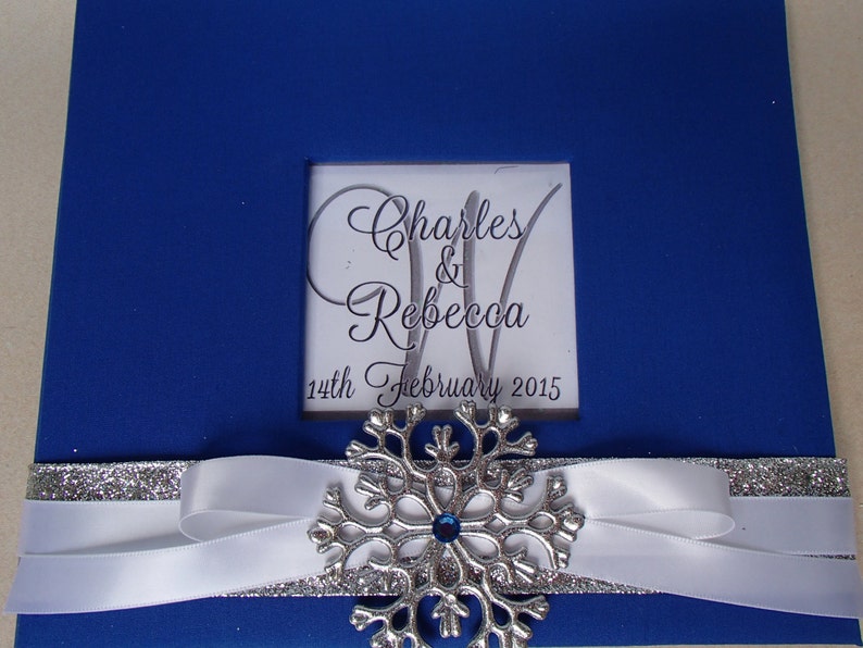 Winter Wonderland Guest Book Set wedding Shower Birthday Etsy