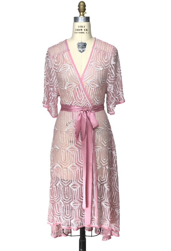 1920s wrap dress