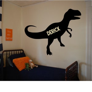 T-rex Wall Decal - Trex Wall Decal - Trex Decal - Customizable - Dinosaur Decal - Large Dinosaur Decal