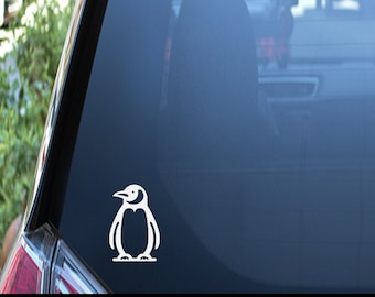 Pinguin Auto Aufkleber - Pinguin Aufkleber für Auto - Polarpinguin Aufkleber - Pinguin Fenster - Pinguin Geschenk