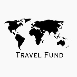 Travel Fund Aufkleber - Wandtattoo - Reiseglas - Travel Fund Aufkleber Design