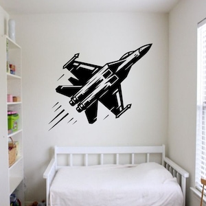 Fighter Jet Decal - F16 Decal - Fighter Plane Decal - F-16 Decal - F 16 Wall Art - F16 Wall Art - Fighter Jet Wall Art