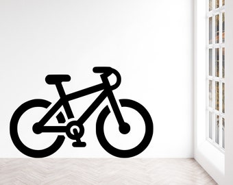 Bike Wall Decal - Bicycle Decal - Biker Decal - Bike for Wall - Bike Decal - Bike - Large Bike Decal - Large Bicycle Decal - Simple