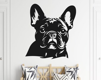 French Bulldog Decal - French Bulldog Wall Decal - French Bulldog Wall Art - French Bulldog Gift - Gift for Dog Owner