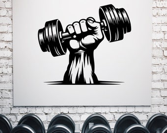 Fitness Decal - Strong Decal - Workout Wall Art - Wall Decal -Workout Decal - Gym Decal - Fitness Decal - Lifting Decal - Workout Decal