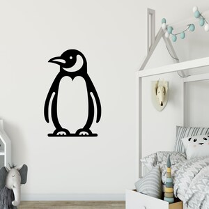 Muursticker pinguïn - sticker pinguïn - sticker Artic Penguin - pinguïn voor kinderkamer - peuterpinguïn #2
