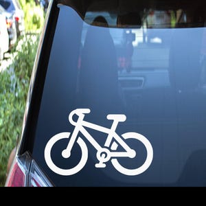 Bike Car Decal - Bicycle Car Decal - Biker Decal - Like to Bike - Bike Decal - Bike - Biker Car Decal - Bike sticker for car