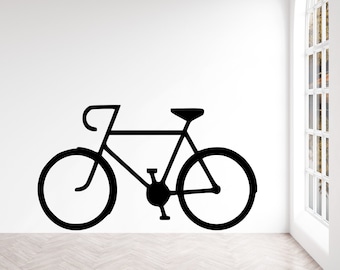 Bike Wall Decal - Bicycle Decal - Biker Decal - Bike for Wall - Bike Decal - Bike - Large Bike Decal - Large Bicycle Decal