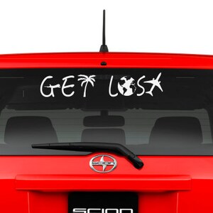 Get Lost Aufkleber - Reise inspirierte Wandkunst - Reise Auto Aufkleber - RV Aufkleber - Get Lost Wandtattoo