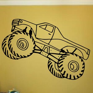 Adesivo da parete Monster Truck
