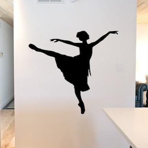 Wandtattoo Ballerina - Wandtattoo Ballerina - Wandtattoo Tänzerin - Ballett Wandtattoo - Wandtattoo Tänzerin