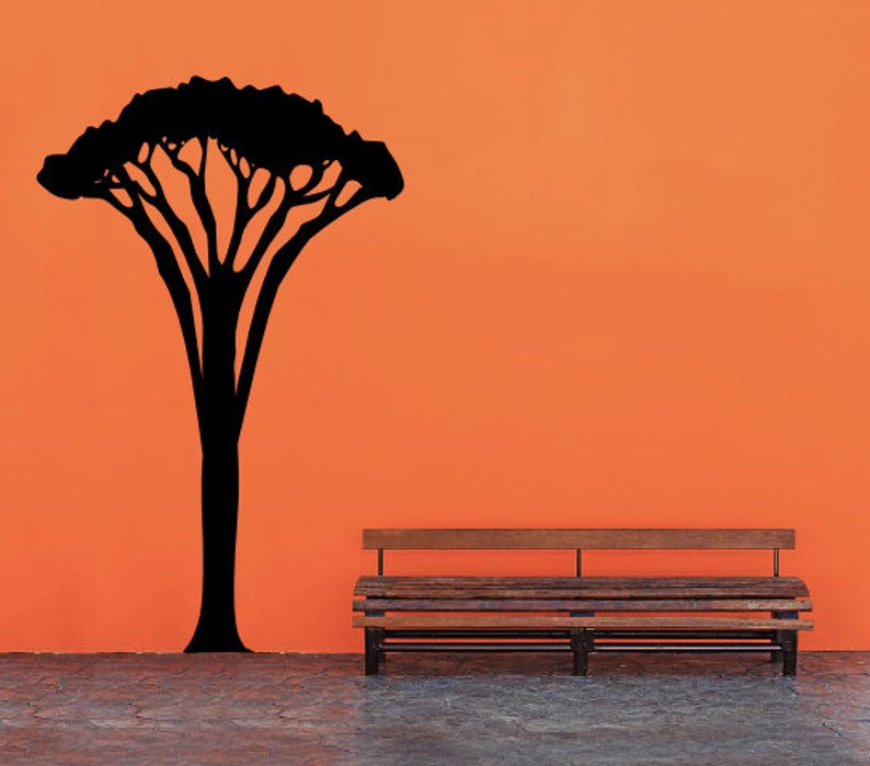 Acacia Tree Wall Decal African Tree Africa Tree Home Etsy