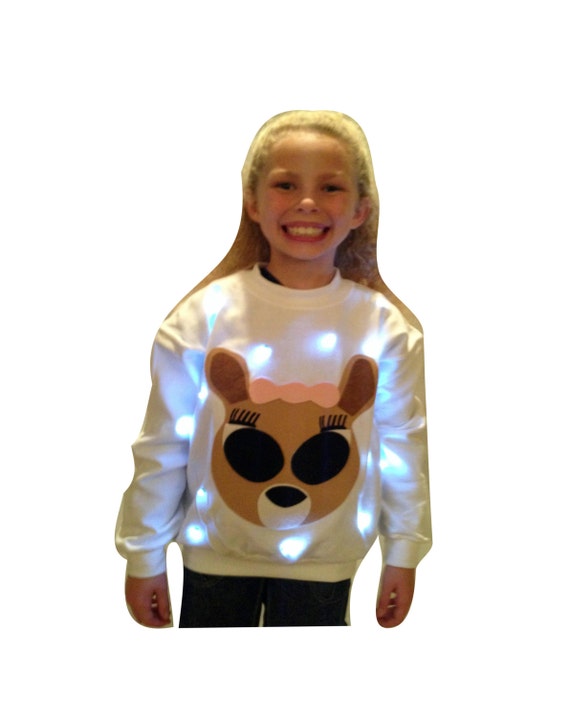 children's light up christmas sweater