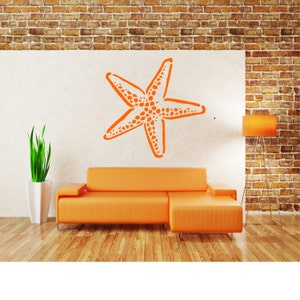 Wandtattoo - Seestern Wanddeko - Seestern Wandbild - Wandsticker - Starfish Sticker - Starfish Island